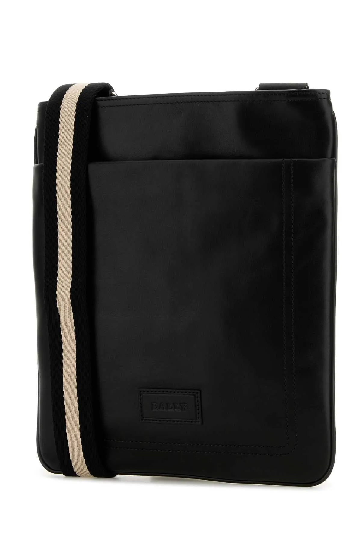 Bally Black Leather Torino Crossbody Bag