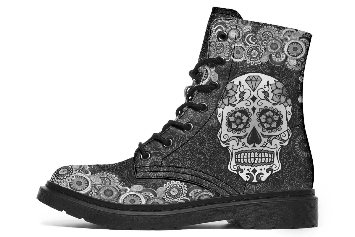 Black Mandala Skull