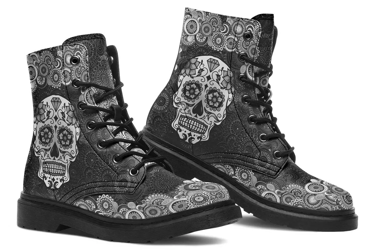Black Mandala Skull