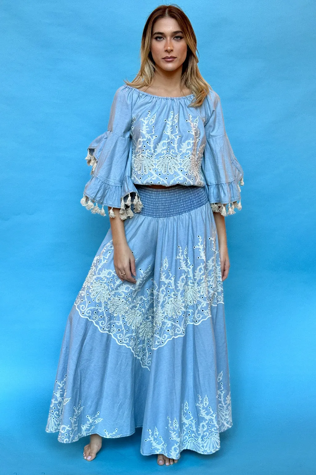 Completo top e pantaloni