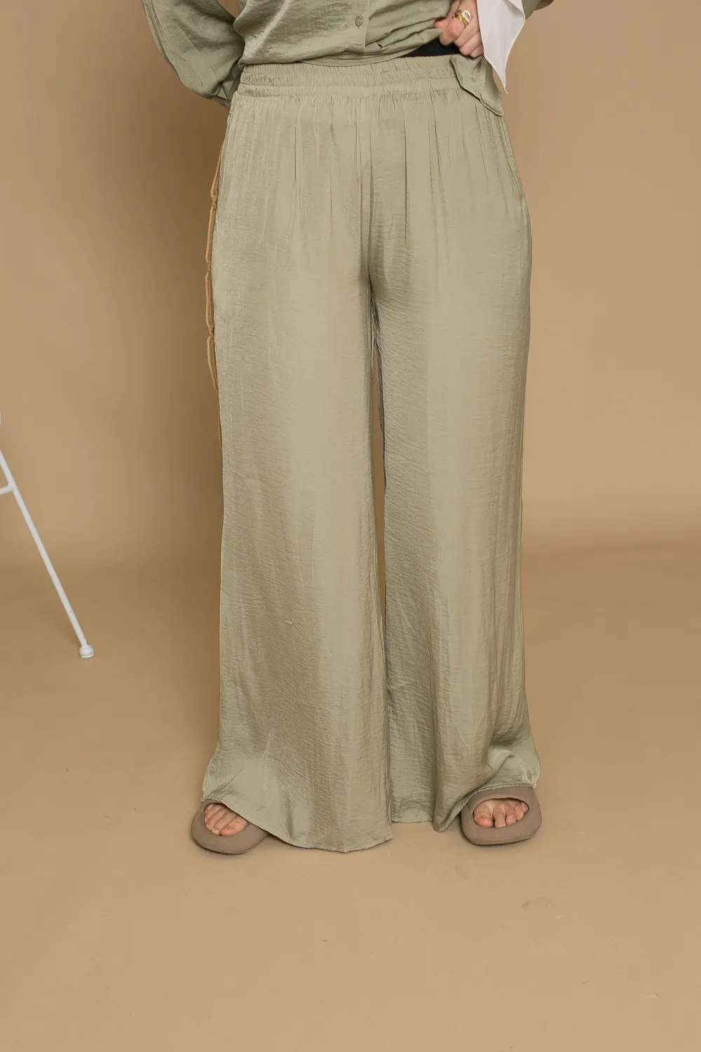 Conjunto de verano caqui