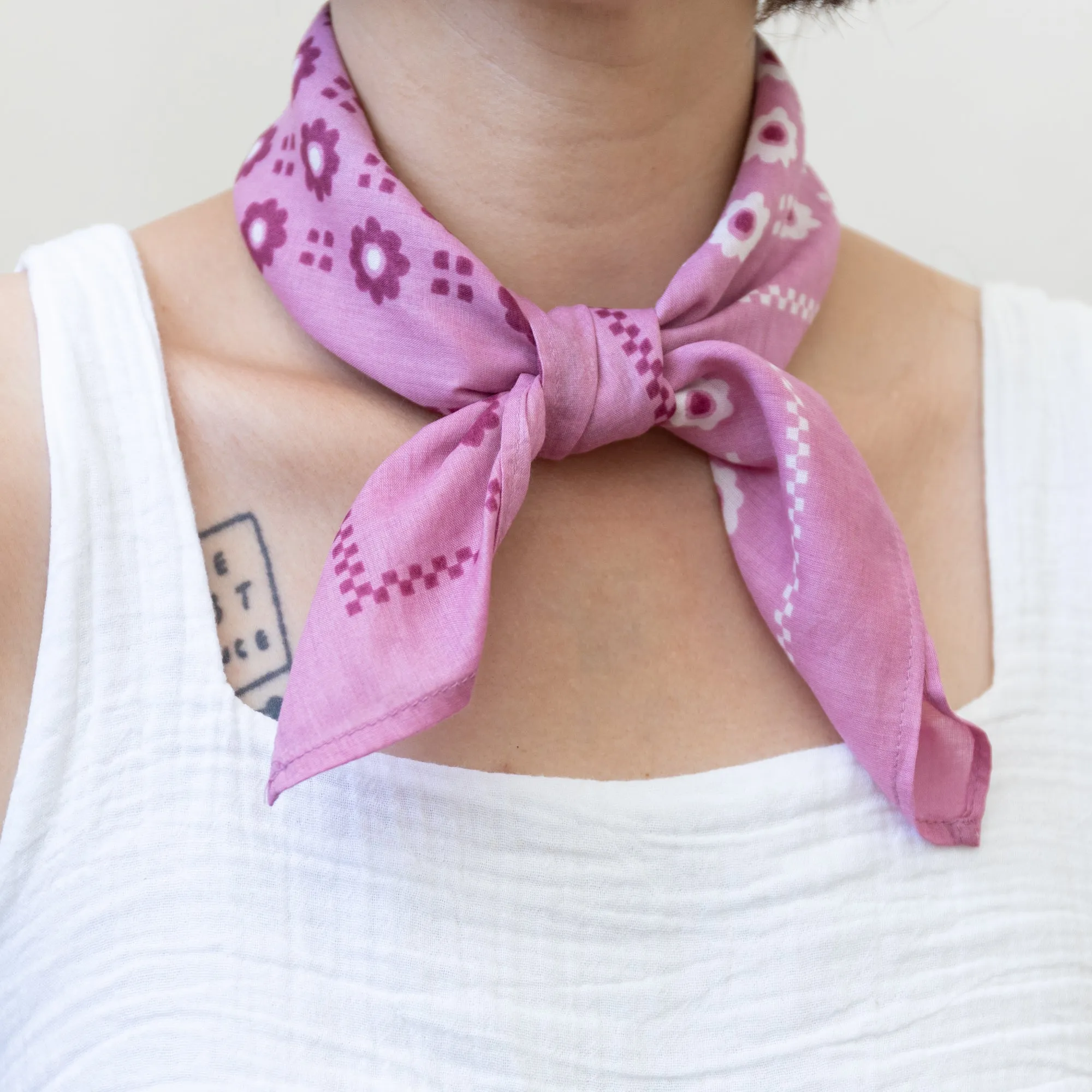 Cotton Switcheroo Bandana - Sorbet