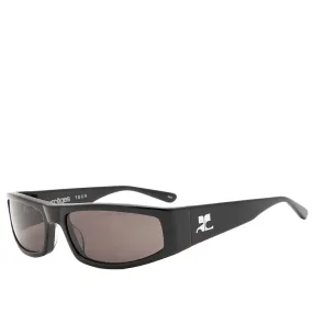 Courrèges Techno SunglassesBlack
