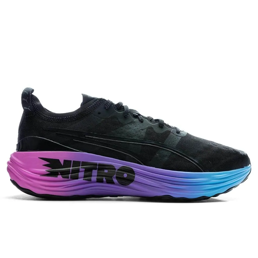 Foreverrun Nitro Sunset - Black/Luminous Blue/Electric Orchid