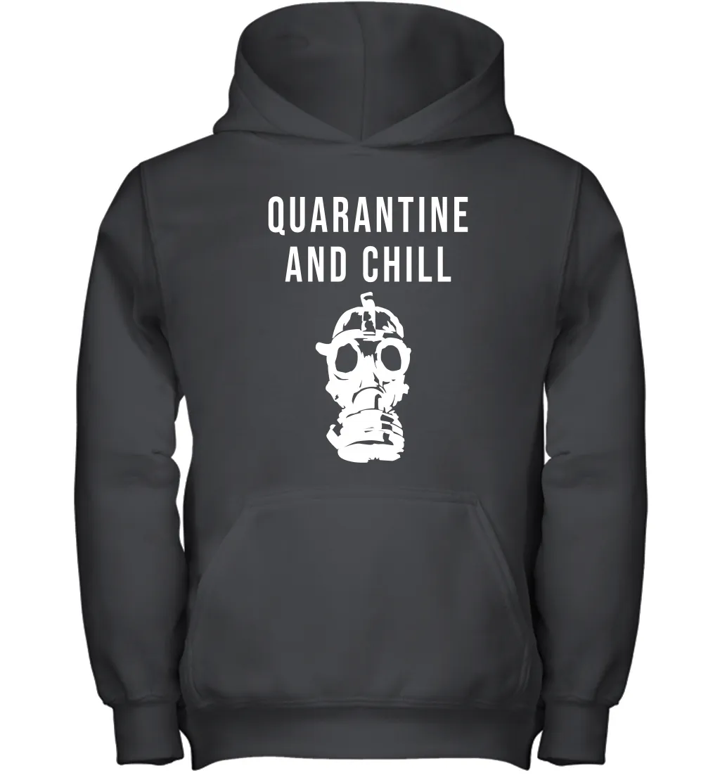 Funny Coronacation Quarantine and Chill Youth Hoodie