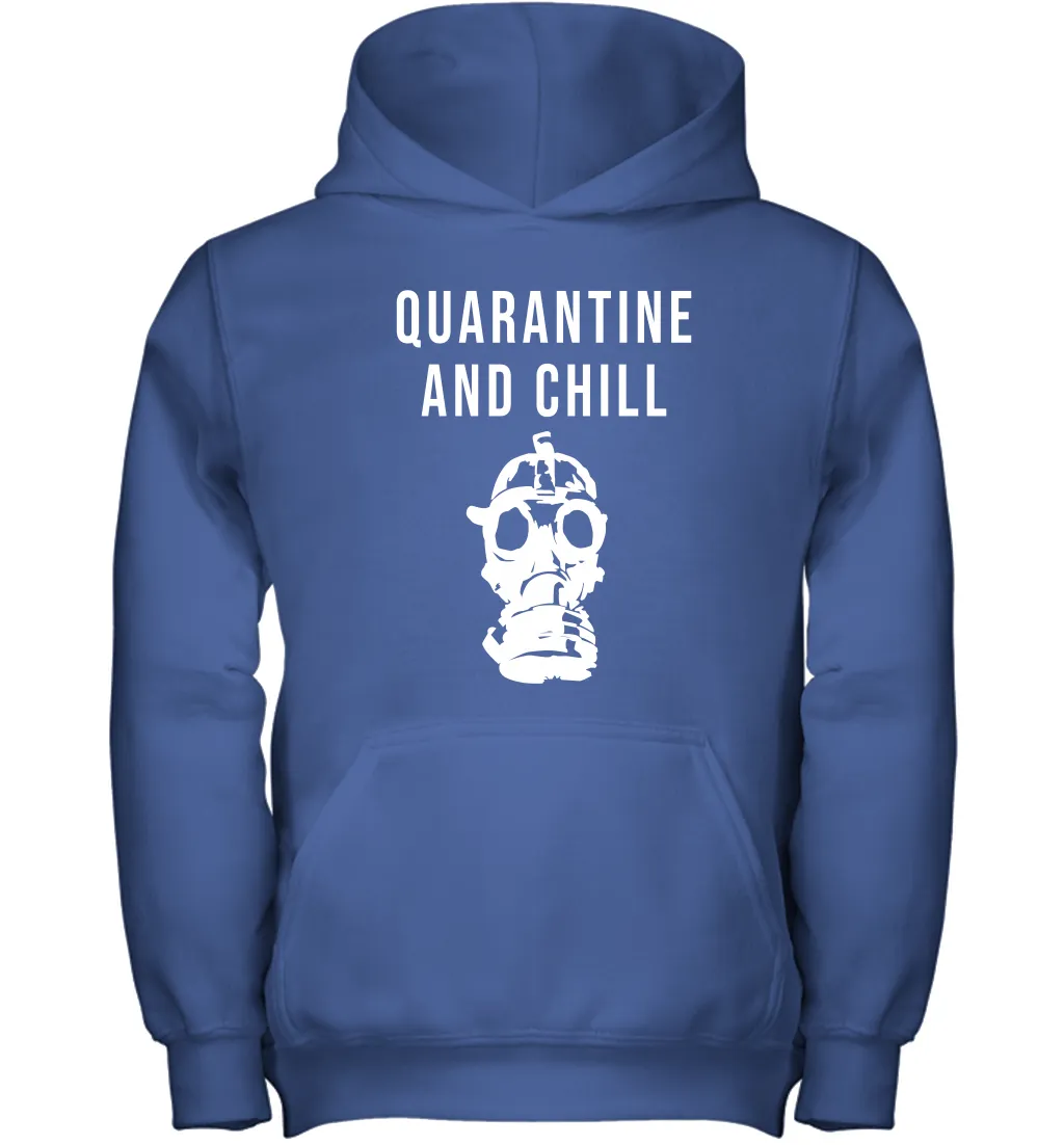 Funny Coronacation Quarantine and Chill Youth Hoodie