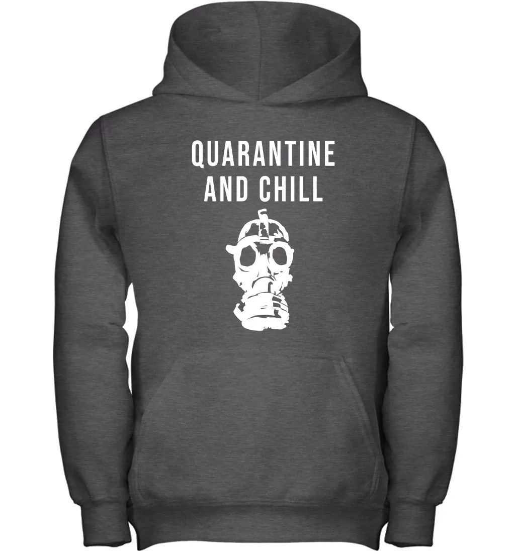 Funny Coronacation Quarantine and Chill Youth Hoodie