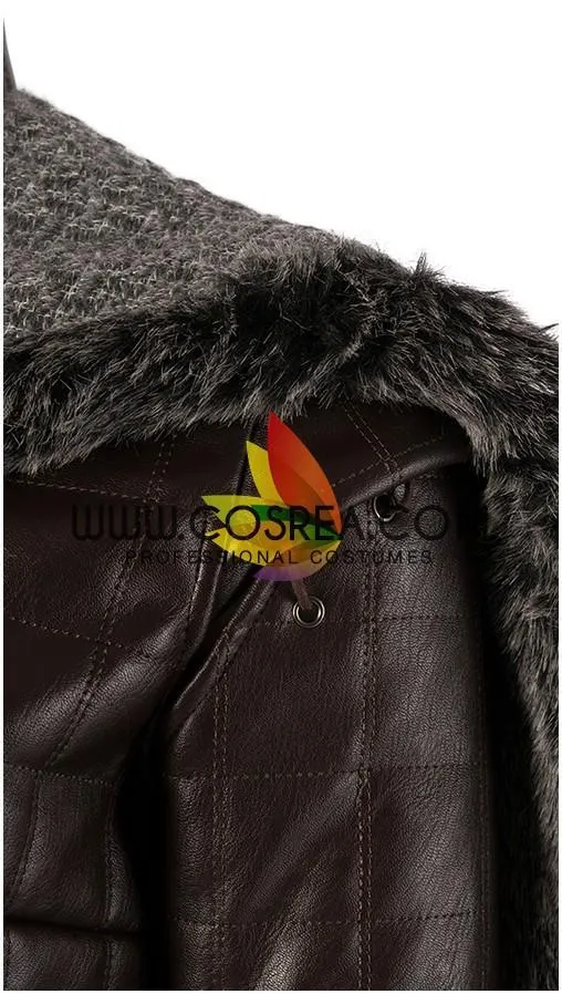 Game of Thrones Arya Stark Season 8 Dark PU Leather Version Cosplay Costume