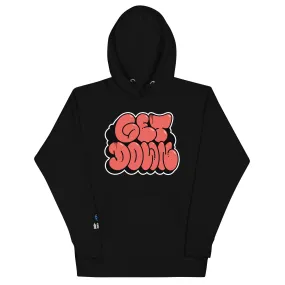 Get Down Graffiti Throw-up Hoodie | Black