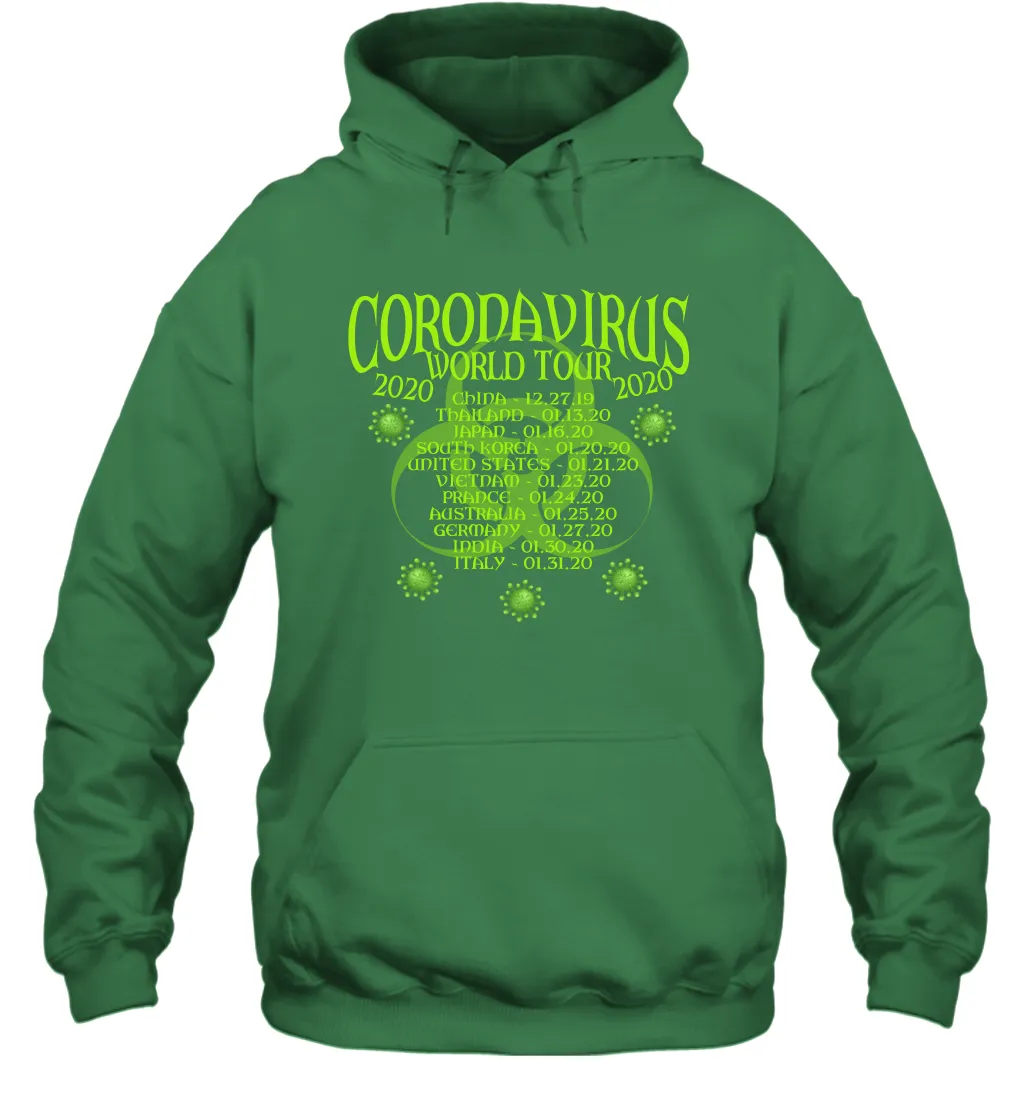 Go All Out World Tour 2020 Funny Coronacation Hoodie
