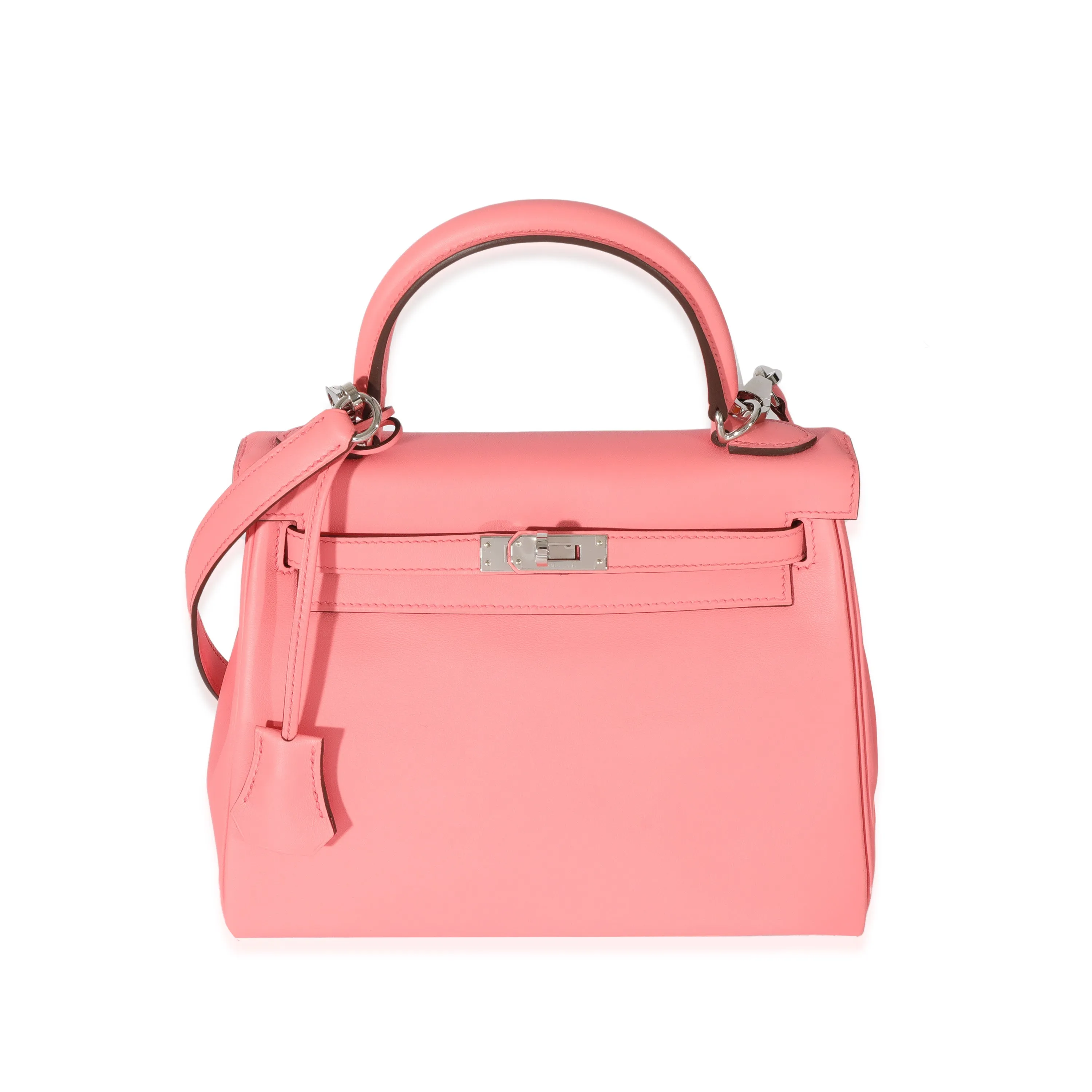 Hermès Swift Rose Dete Retourne Kelly 25 PHW