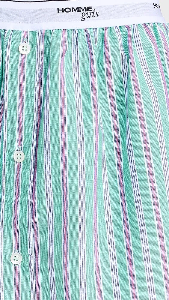 HOMMEGIRLS   Shirttail Skirt 