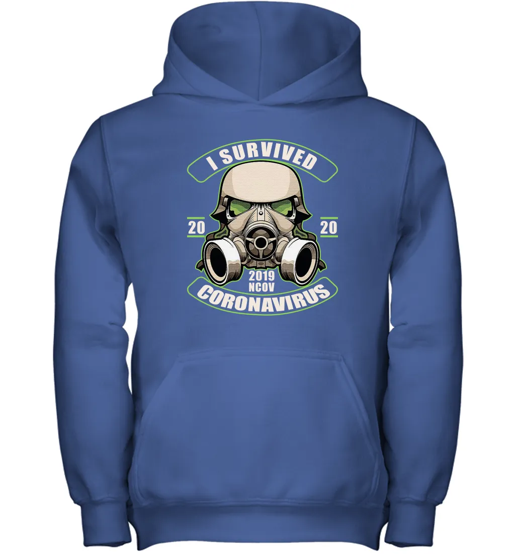 I Survived Coronacation Funny Nurses Youth Hoodie
