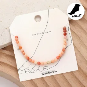 iLLASPARKZ Semi Precious Stone Anklet
