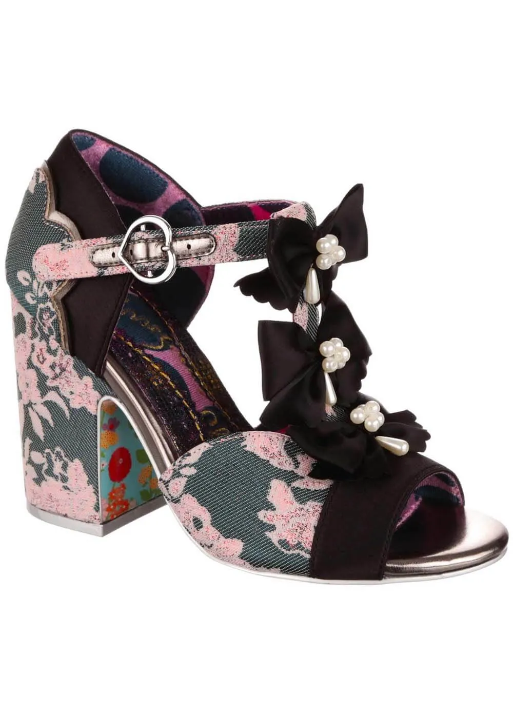 Irregular Choice Very Versailles Bow Pumps Black