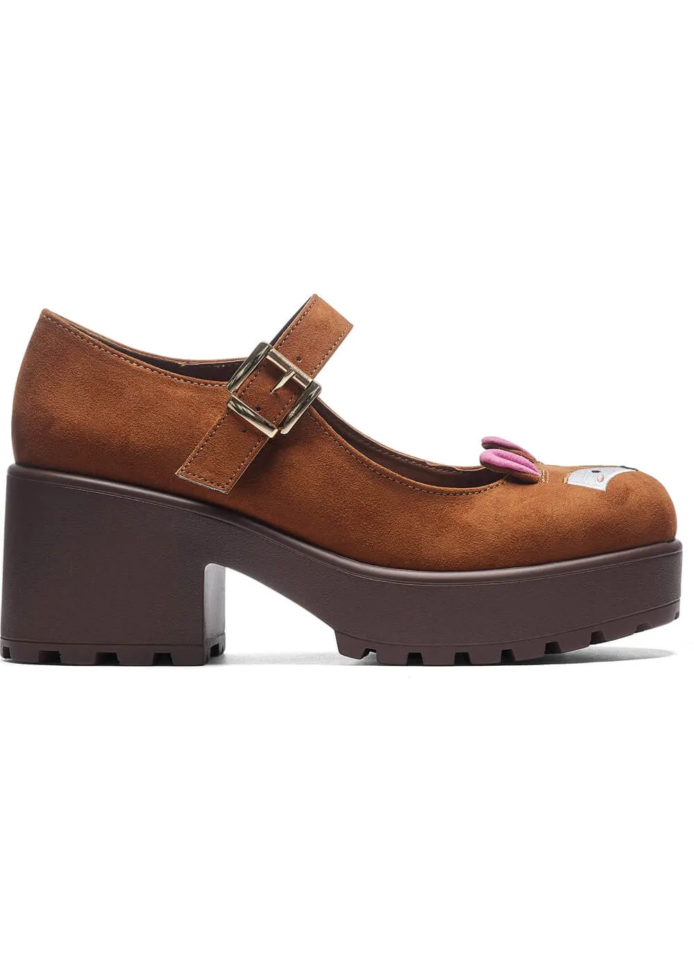 Koi Footwear Tira Basil Foxy Mary Janes Pumps Brown