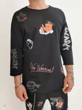 Maglia 3/4 cartooon