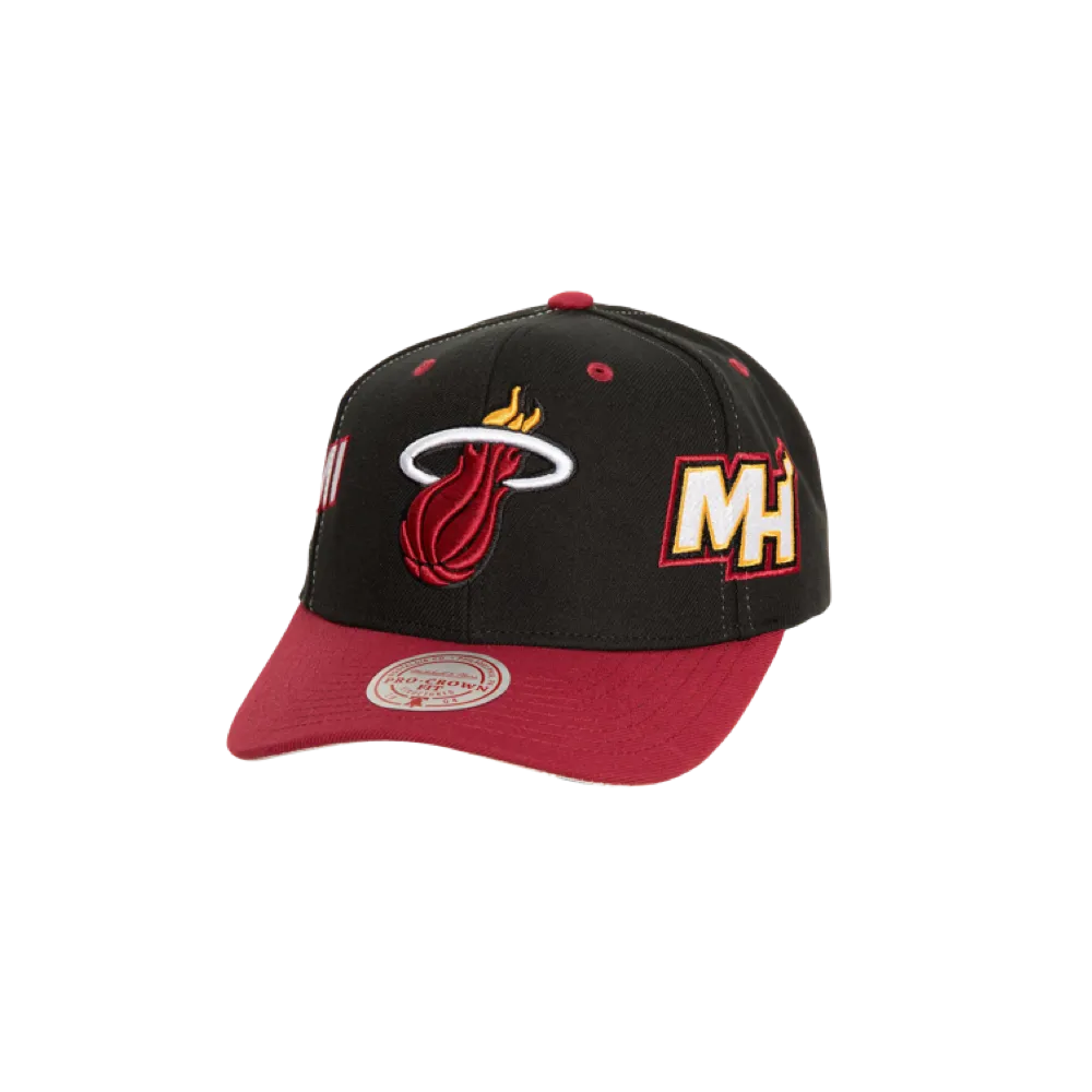 Mitchell & Ness Miami HEAT Logo Pro Snapback
