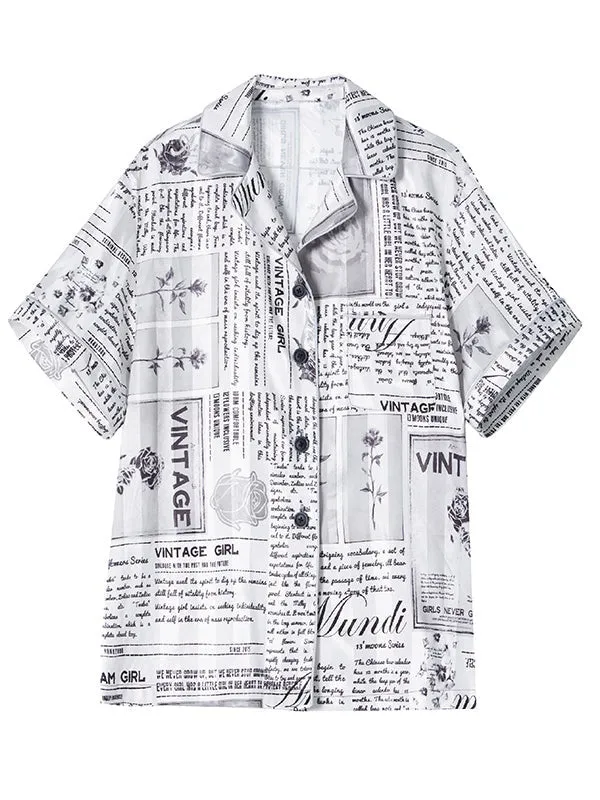 Newspaper Printing Pajamas