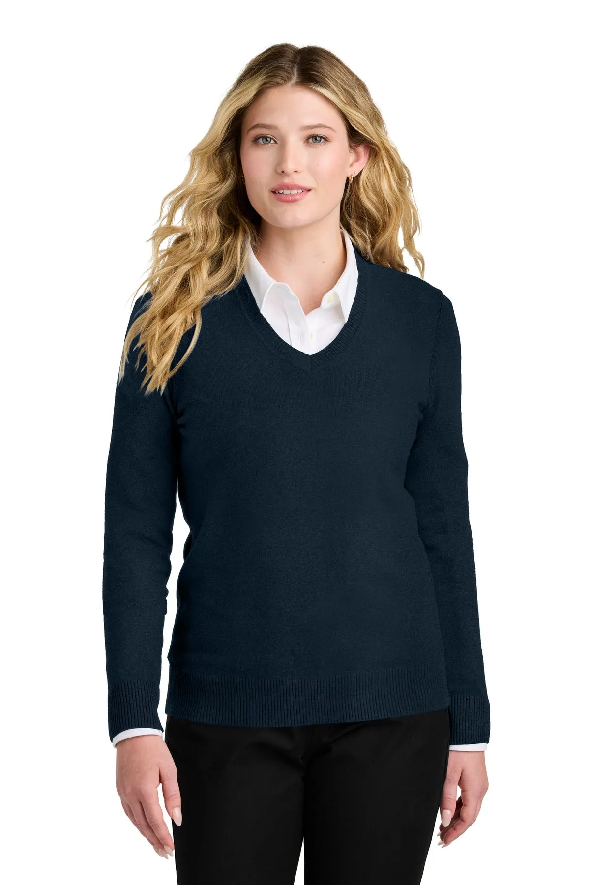 Port Authority Women's Easy Care V-Neck Sweater