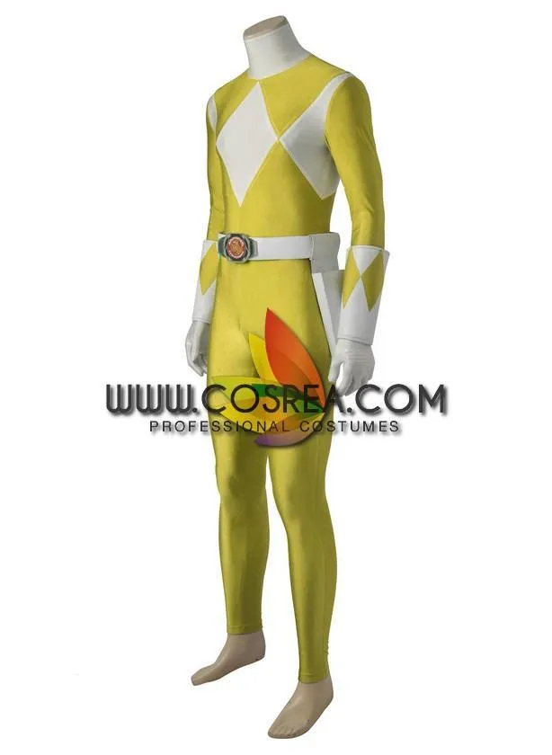 Power Rangers Zyuranger Yellow Ranger Cosplay Costume