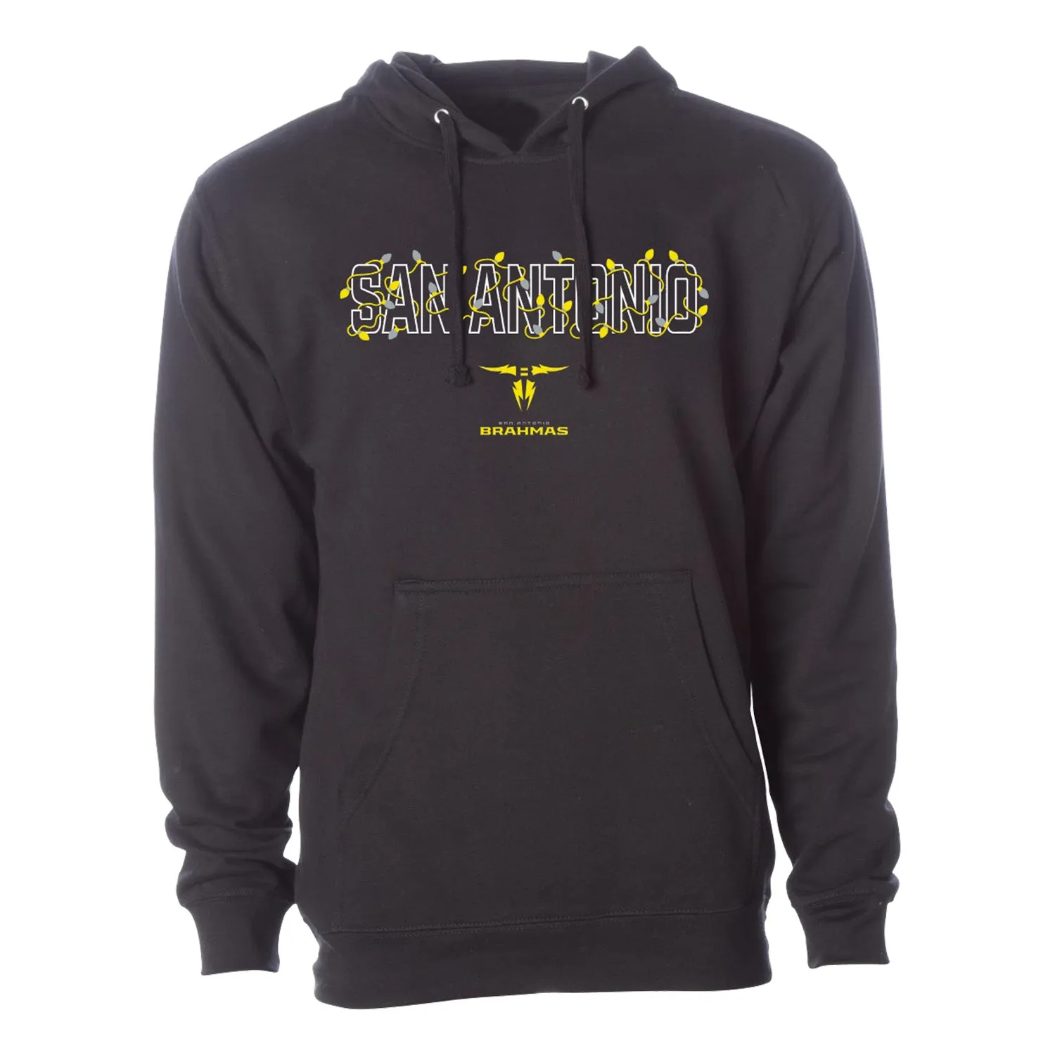 San Antonio Brahmas Holiday  Lights Hoodie