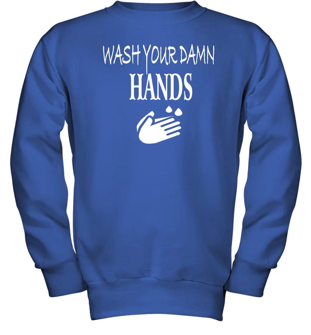 Wash Your Hands Coronacation Youth Sweatshirt